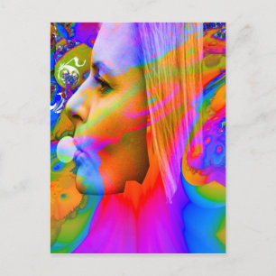 Bubble gum postcard