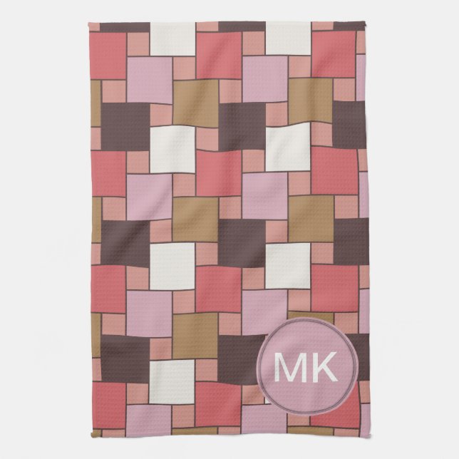 Bubble Gum Sorbet Kitchen Towel (Vertical)
