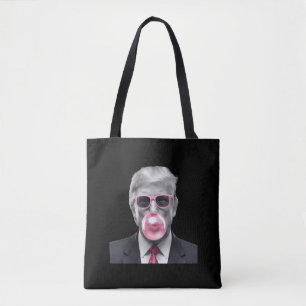 Bubble Gum Trump Donald Trump 2024 Vote for Trump Tote Bag