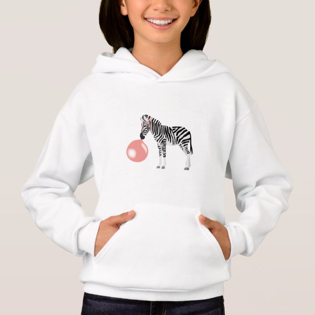 Bubble Gum Zebra Blowing Bubble (Front)
