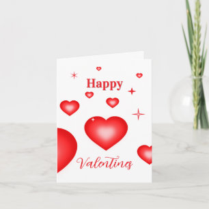 Bubble Heart Coupon Valentine Card