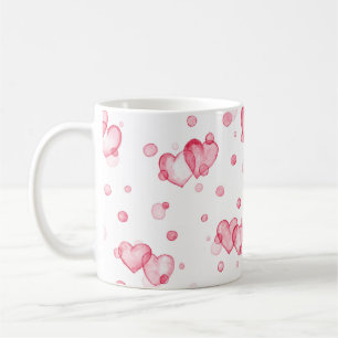 Bubble Hearts Coffee Mug