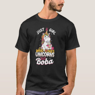 Bubble Just A Girl Who Loves Unicorns T-Shirt