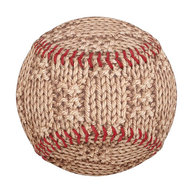 Bubble Knit Stitch Pattern by Shirley Taylor Baseball (Front)