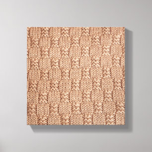 Bubble Knit Stitch Pattern by Shirley Taylor Canvas Print