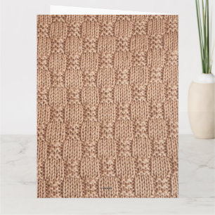 Bubble Knit Stitch Pattern by Shirley Taylor Card
