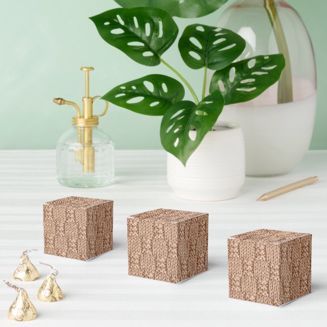 Bubble Knit Stitch Pattern by Shirley Taylor Favor Box (Multiple)