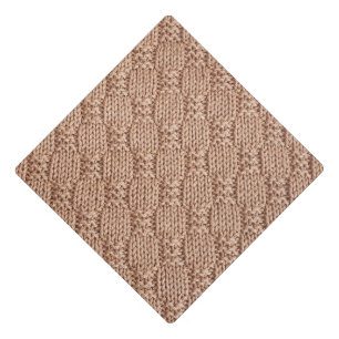 Bubble Knit Stitch Pattern by Shirley Taylor Graduation Cap Topper
