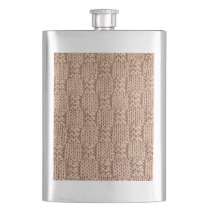 Bubble Knit Stitch Pattern by Shirley Taylor Hip Flask