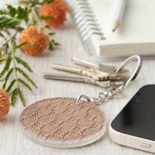 Bubble Knit Stitch Pattern by Shirley Taylor Keychain