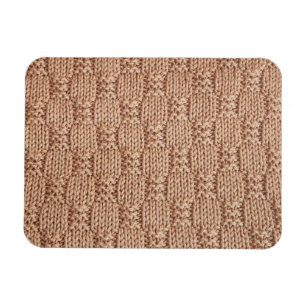 Bubble Knit Stitch Pattern by Shirley Taylor Magnet