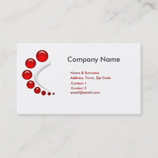 Bubble Logo Business Card