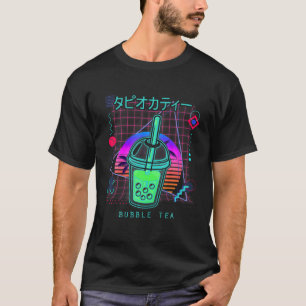 Bubble Milk Tea Boba Matcha Cute Kawaii Aesthetic T-Shirt