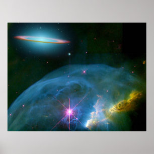 Bubble Nebula, & Poster