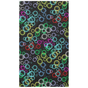 bubble pattern 02.b Black BG Tablecloth