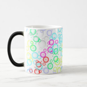 bubble pattern 02.b White BG Magic Mug