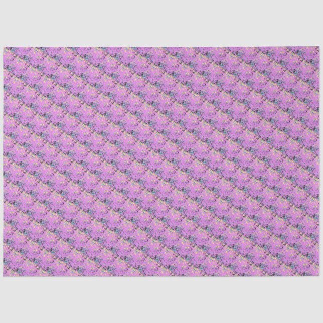 Bubble Pink Moss Tissue Paper (Front)