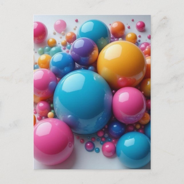 bubble postcard (Front)