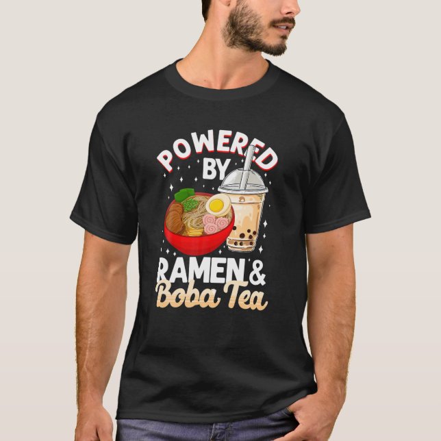 Bubble Powered By Ramen T-Shirt (Front)