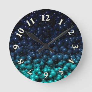 bubble round clock