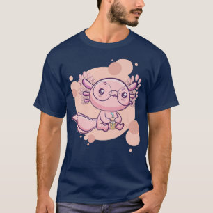 Bubble Tea Aolotl Boba Cute Kawaii Anime Pastel Go T-Shirt