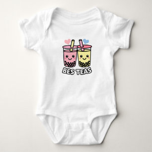 Bubble Tea Best Friends Baby Bodysuit