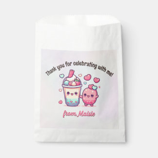 Bubble Tea Birthday Favour Bags