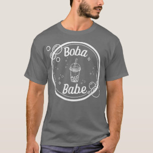 Bubble Tea Boba Babe Seal Milk Tea Lovers Vintage T-Shirt