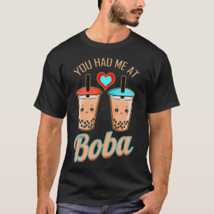 Bubble Tea Boba  Cute Kawaii Bubble Tea  T-Shirt