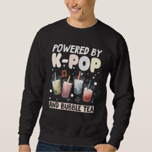 Bubble Tea Boba Milk K Pop Stans Music Sweatshirt