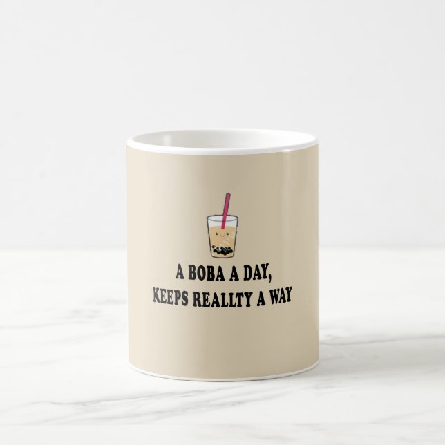 bubble tea coffee mug (Center)