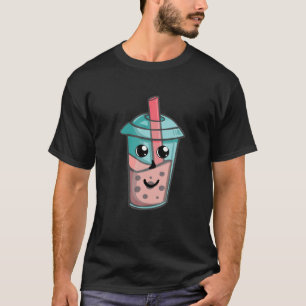 Bubble Tea Cup Sweet Boba Tea Lover Kawaii Pearl M T-Shirt