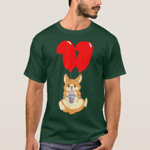 Bubble Tea Hamster - 11th Birthday - Kids Balloon  T-Shirt