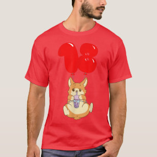 Bubble Tea Hamster - 18th Birthday - Kids Balloon T-Shirt