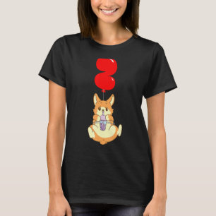 Bubble Tea Hamster 2nd Birthday Kids Balloon P T-Shirt
