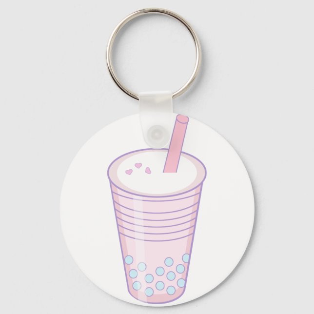 Bubble Tea Keychain (Front)
