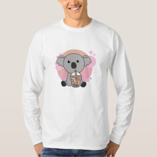Bubble Tea Koala With Chocolate Sweet T-Shirt