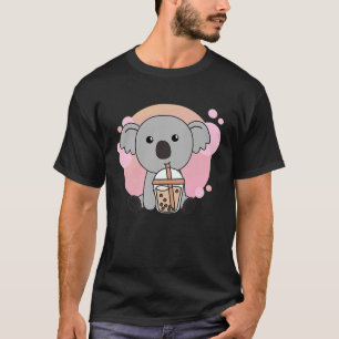 Bubble Tea Koala With Chocolate Tea Sweet Koalas T-Shirt