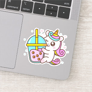 Bubble Tea Loving Unicorn