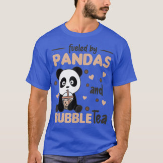 Bubble Tea Panda Chocolate Sweet Animals Boba 497 T-Shirt