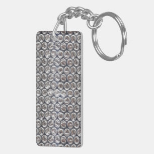 Bubble Wrap Background Keychain