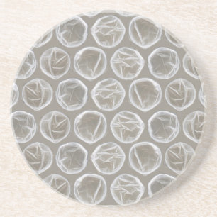 bubble wrap coaster