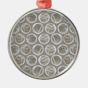 bubble wrap metal ornament