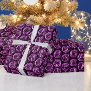 Bubble Wrap Purple Wrapping Paper