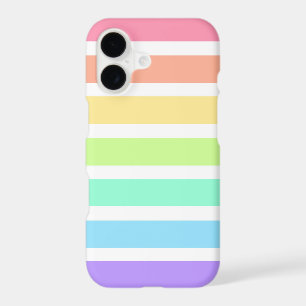 Bubblegum arc-en-ciel et bandes blanches