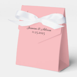 Bubblegum Blush Wedding Favor Box