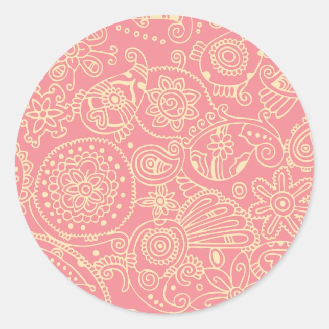 Bubblegum Classic Round Sticker (Front)
