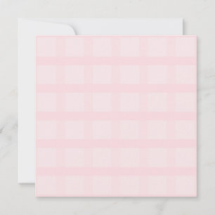 Bubblegum Pink And Lavender Blush Gingham Pattern Card