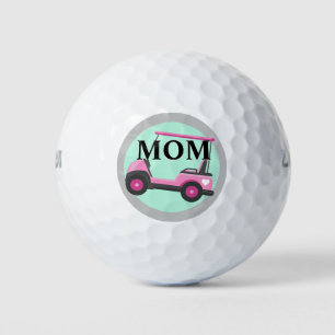 Bubblegum Pink Golf Cart Mom's Balls