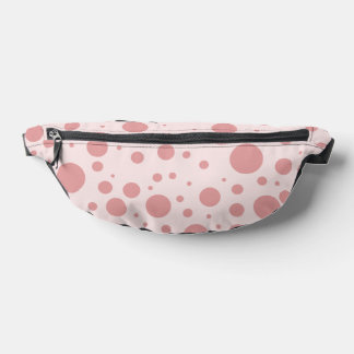 Bubblegum Pink Polka Dot Fanny Pack